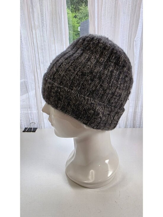 Carolyn Rowan 100% Cashmere Gray Winter Cap Soft Luxury Knit Hat One Size Warm main image 4